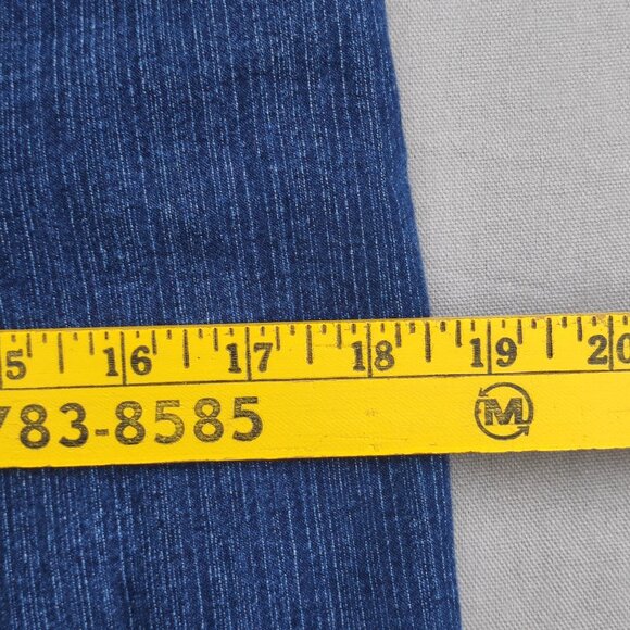 Simon Chang Jeans women's size 10  blue colour wide leg classic minimalist denim - Picture 10 of 13